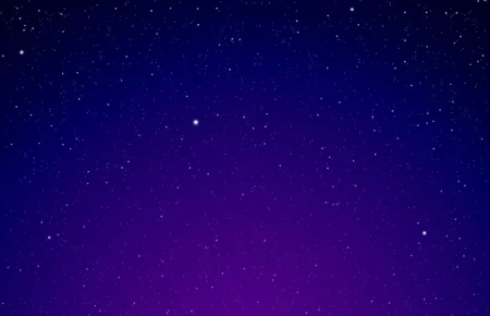 yıldızların bulunduğu mor ve lacivert gece gökyüzü ilüstrasyonu