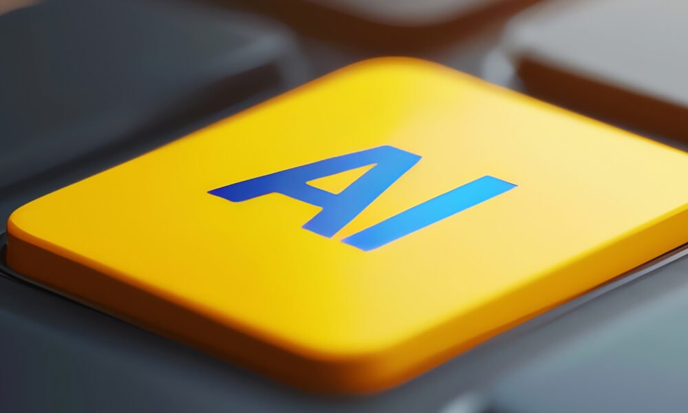 en popüler yapay zekâ araçlarını ve dijital ürün ekosistemini temsil eden minimal teknoloji görseli