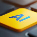 en popüler yapay zekâ araçlarını ve dijital ürün ekosistemini temsil eden minimal teknoloji görseli