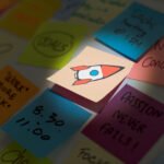 minimum ürün geliştirme sürecini ve öğrenme odaklı yaklaşımı temsil eden start-up görseli