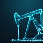 verinin dijital ekonomide stratejik bir kaynak haline gelmesini temsil eden soyut teknoloji görseli