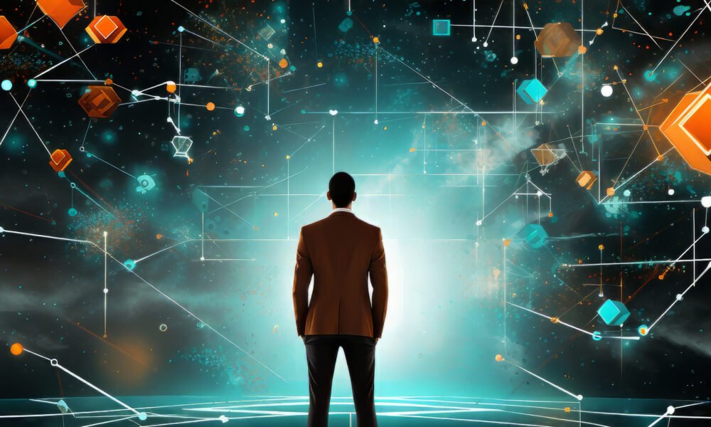 kişisel asistanlardan karar destek sistemlerine uzanan yapay zekâ kullanım alanlarını anlatan kavramsal görsel