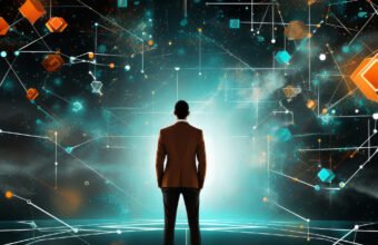 kişisel asistanlardan karar destek sistemlerine uzanan yapay zekâ kullanım alanlarını anlatan kavramsal görsel