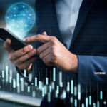 yapay zekâ yatırımlarının veri analizi ve küresel ekonomiyle ilişkisini gösteren iş dünyası odaklı görsel